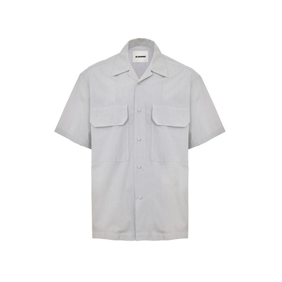Blue Cotton Shortsleeve