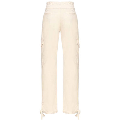 White Cotton Women Pant