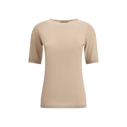 Beige Cashmere T-Shirt
