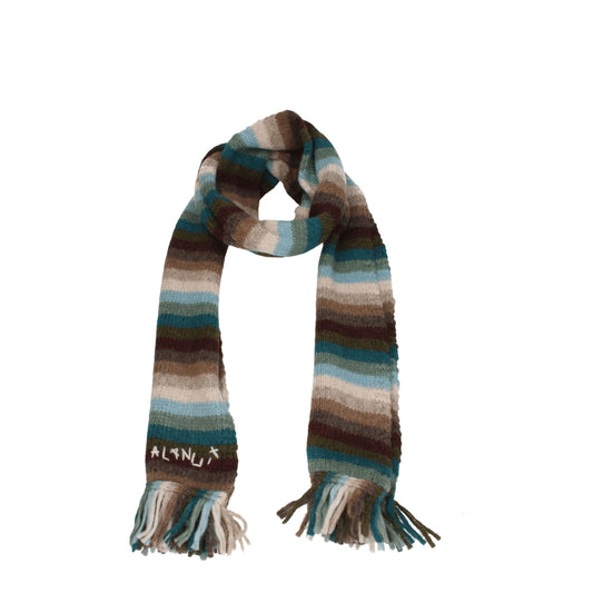 Beige Leather Scarf