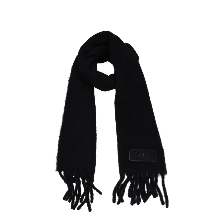 Black Leather Scarf