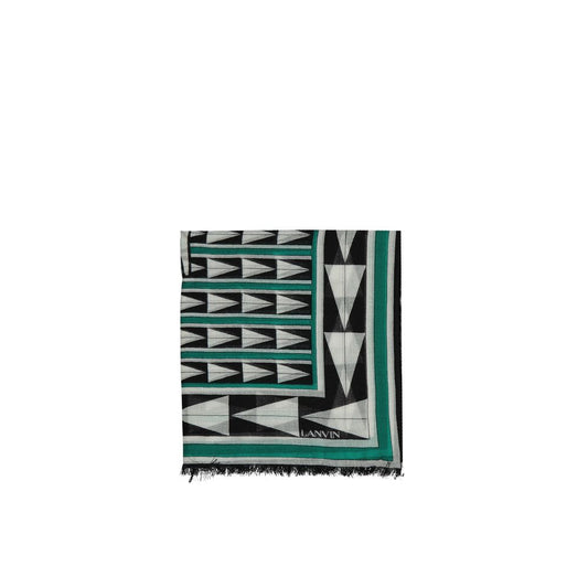 Green Wool Scarf