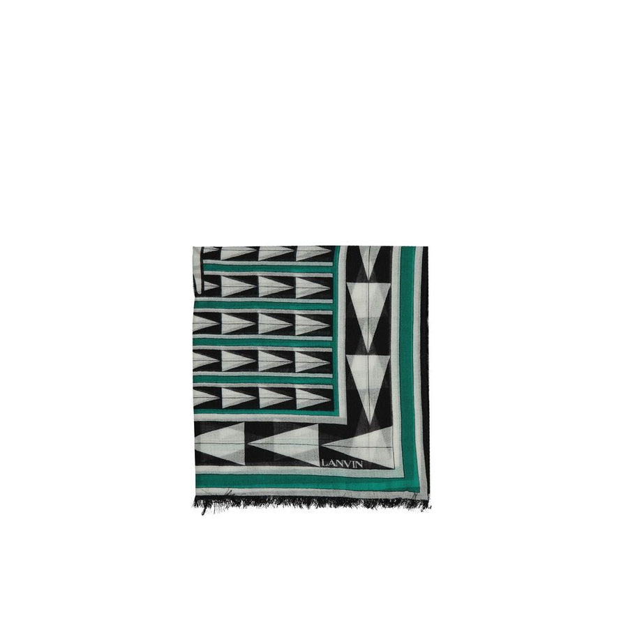 Green Wool Scarf