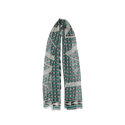 Green Wool Scarf