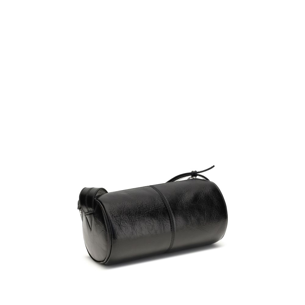 Black Leather Shoulder Bag