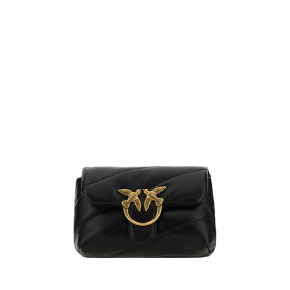 Black Calf Leather Bos Taurus Shoulder Bag