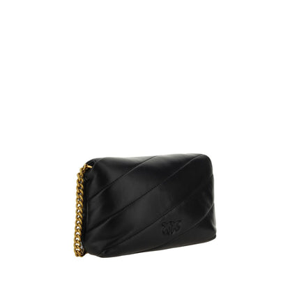 Black Calf Leather Bos Taurus Shoulder Bag