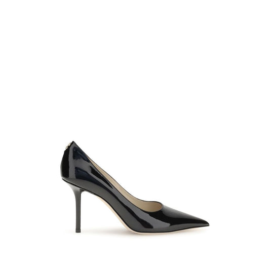 Black Calf Leather Bos Taurus High Heel Pumps