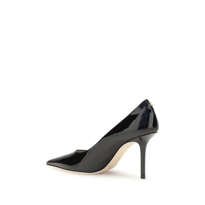 Black Calf Leather Bos Taurus High Heel Pumps