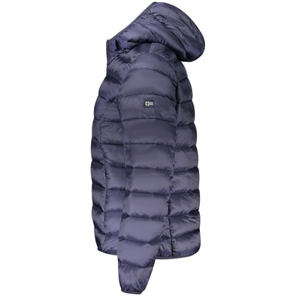 Blue Polyamide Women Jacket