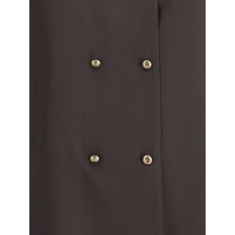 Brown Silk Shirt