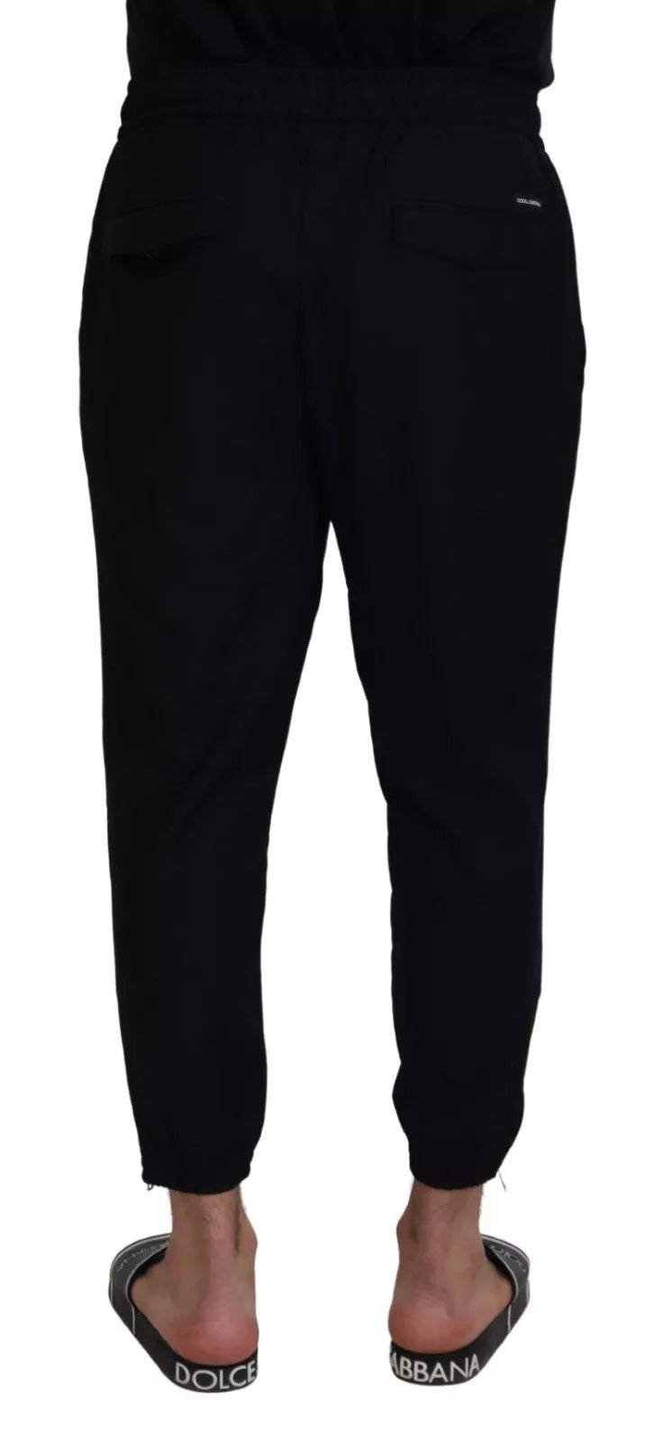 Black Jogger Wool Jogging Trouser