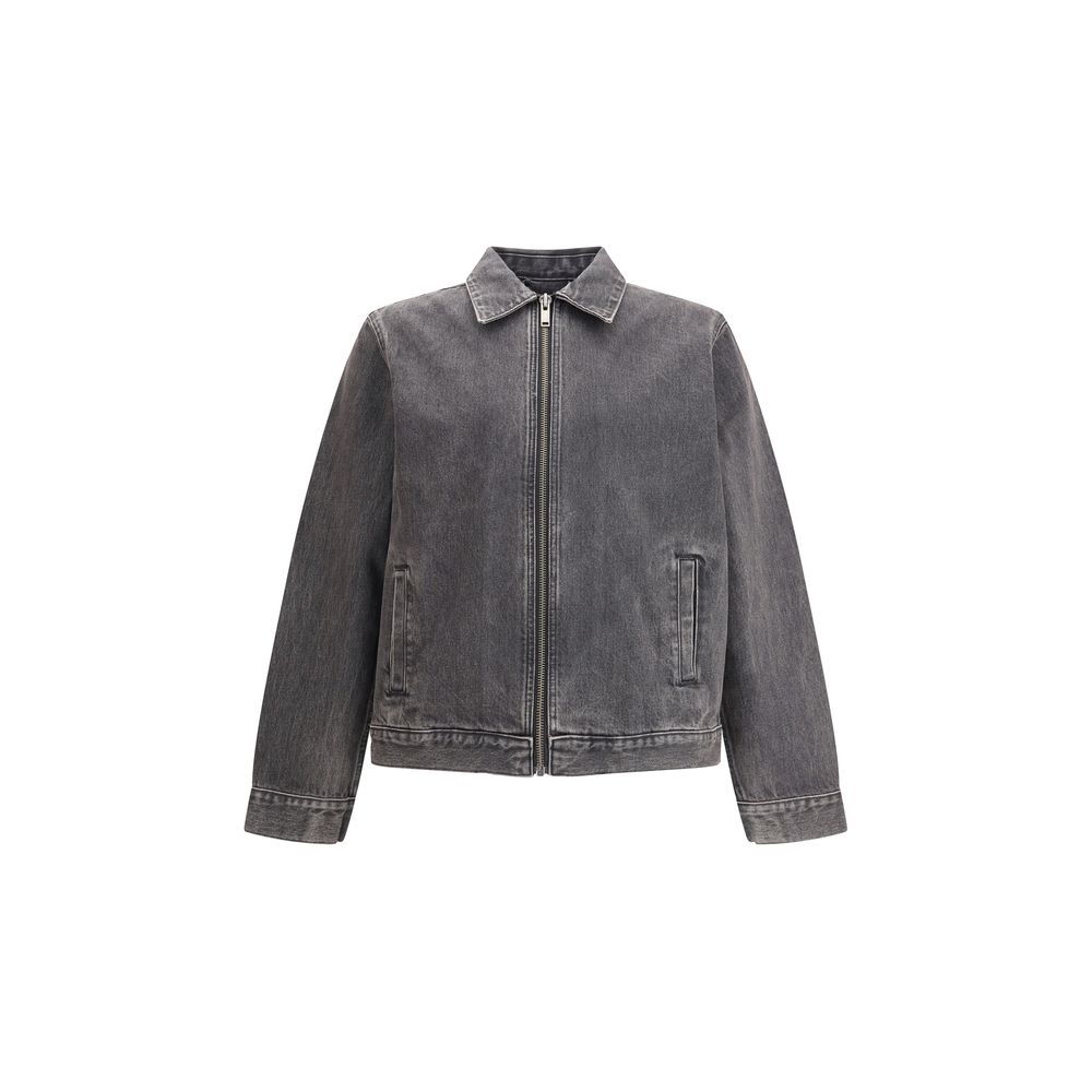 Gray Cotton Denim Jacket