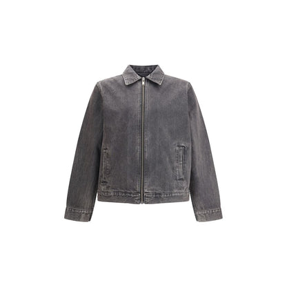 Gray Cotton Denim Jacket