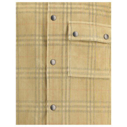 Beige Denim Shirt