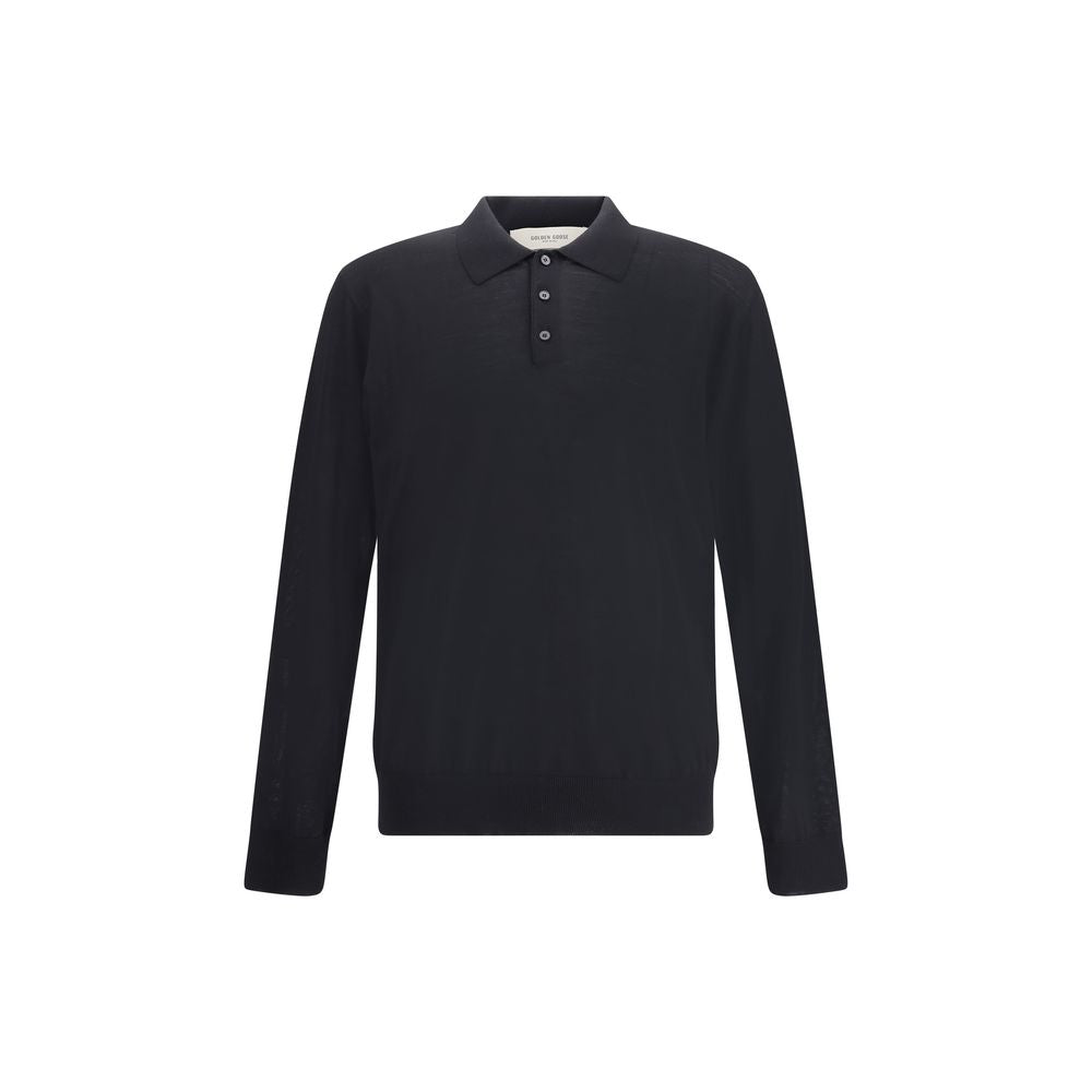 Black Fleece Wool Dress Shirt