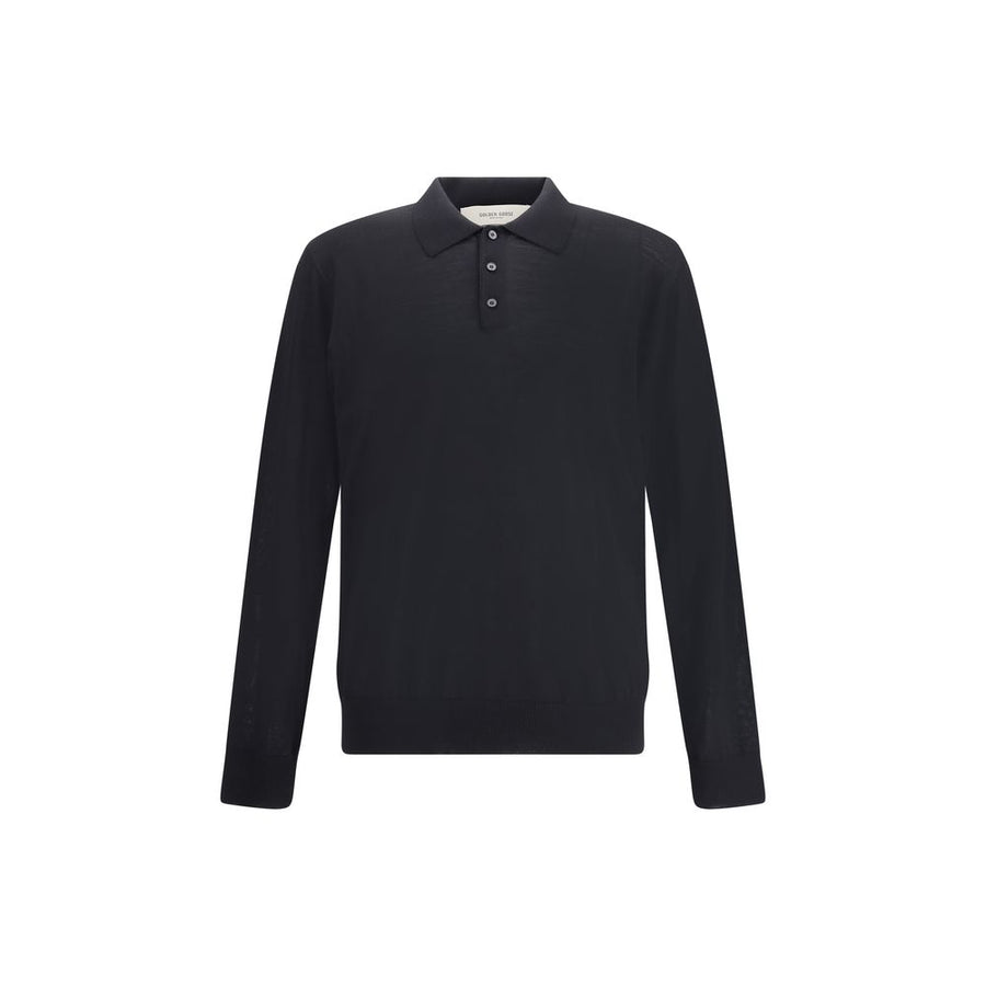 Black Fleece Wool Dress Shirt