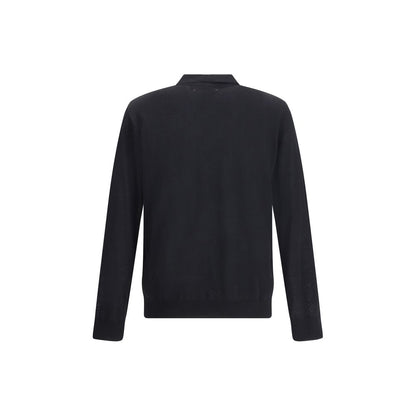 Black Fleece Wool Dress Shirt