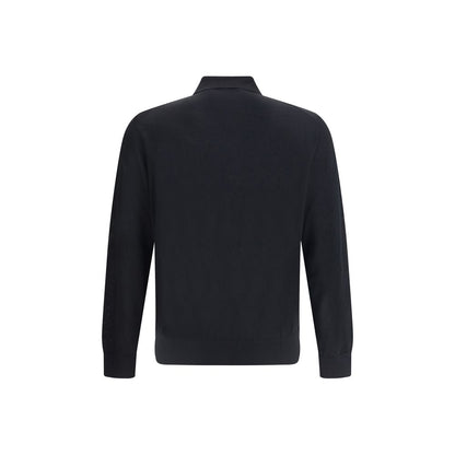 Black Fleece Wool Sweatshirt