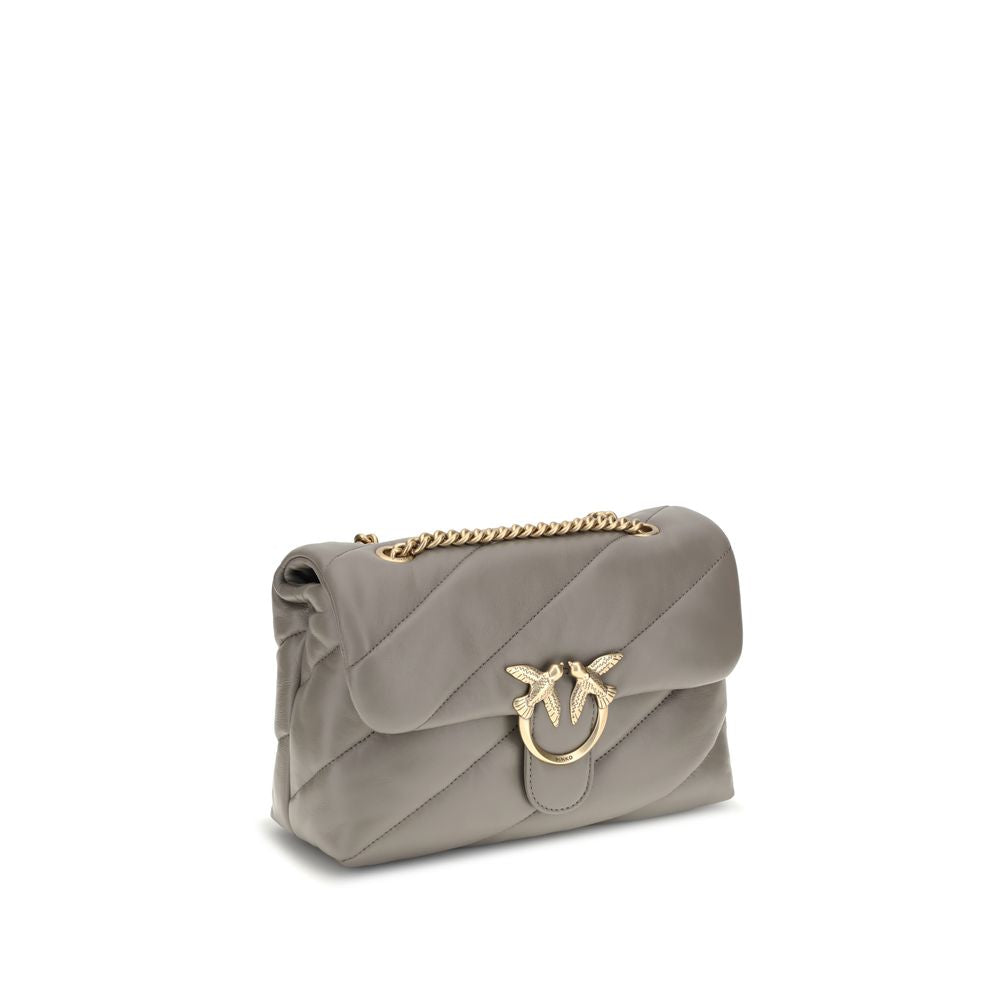 Gray Calf Leather Bos Taurus Shoulder Bag
