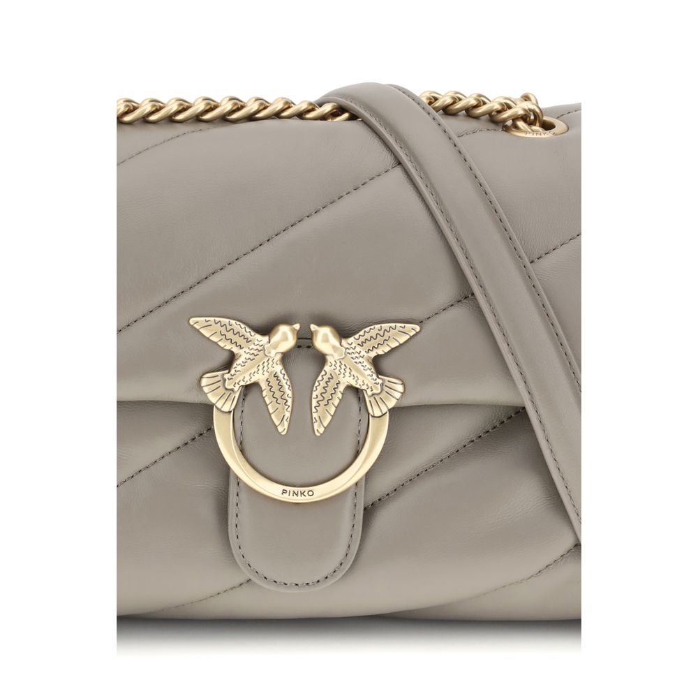 Gray Calf Leather Bos Taurus Shoulder Bag
