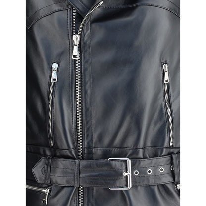 Black Leather Biker Jacket