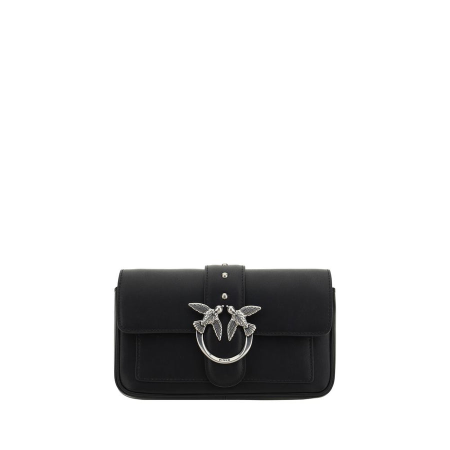 Black Calf Leather Bos Taurus Shoulder Bag
