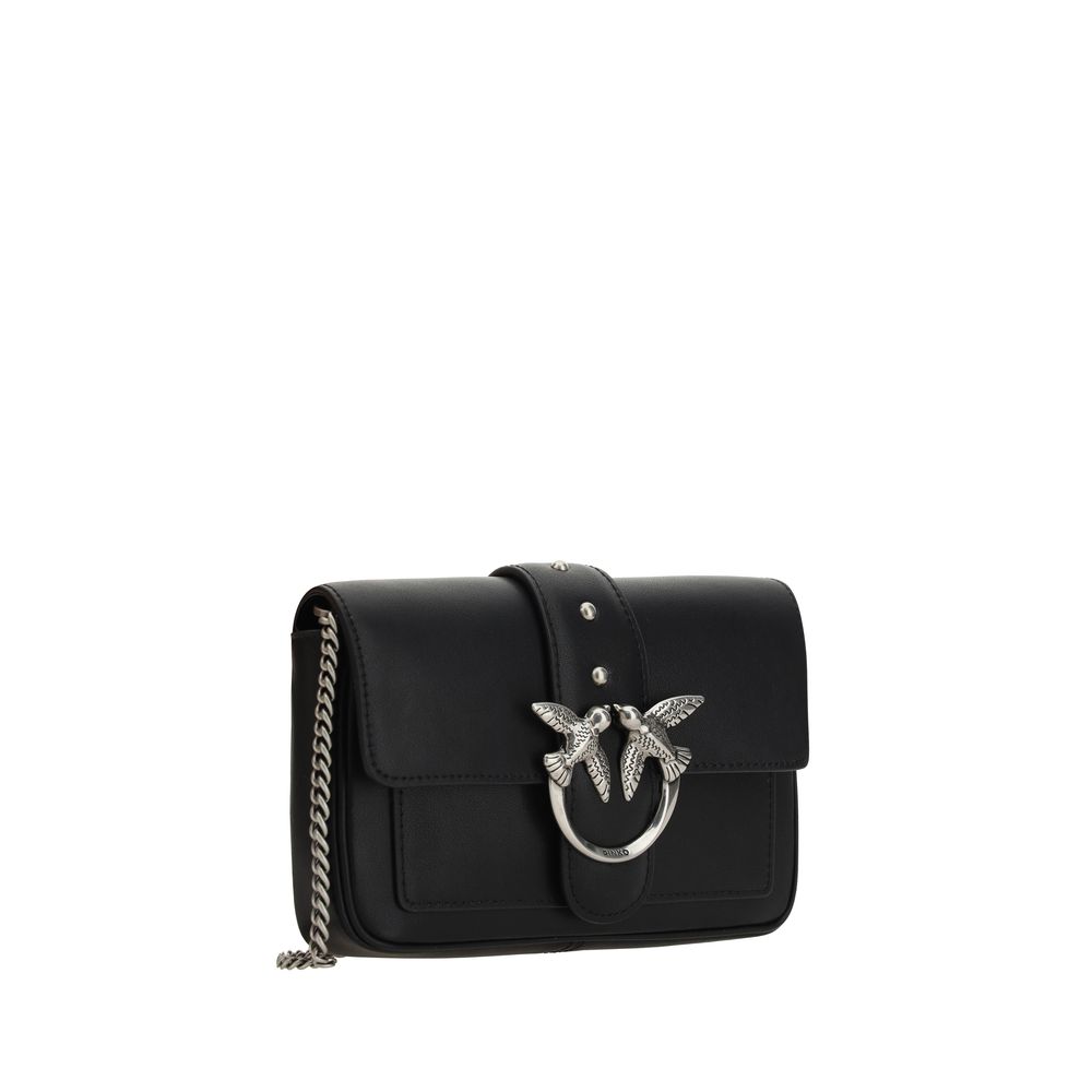 Black Calf Leather Bos Taurus Shoulder Bag