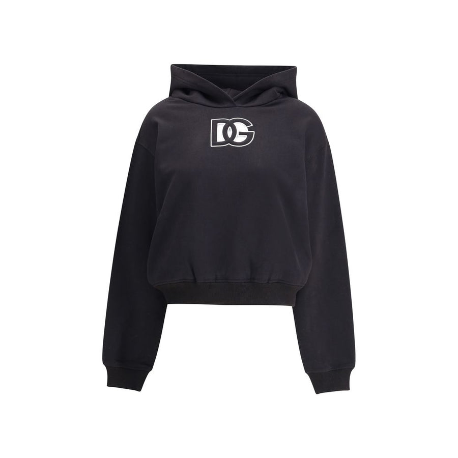 Black Cotton Sweatshirt
