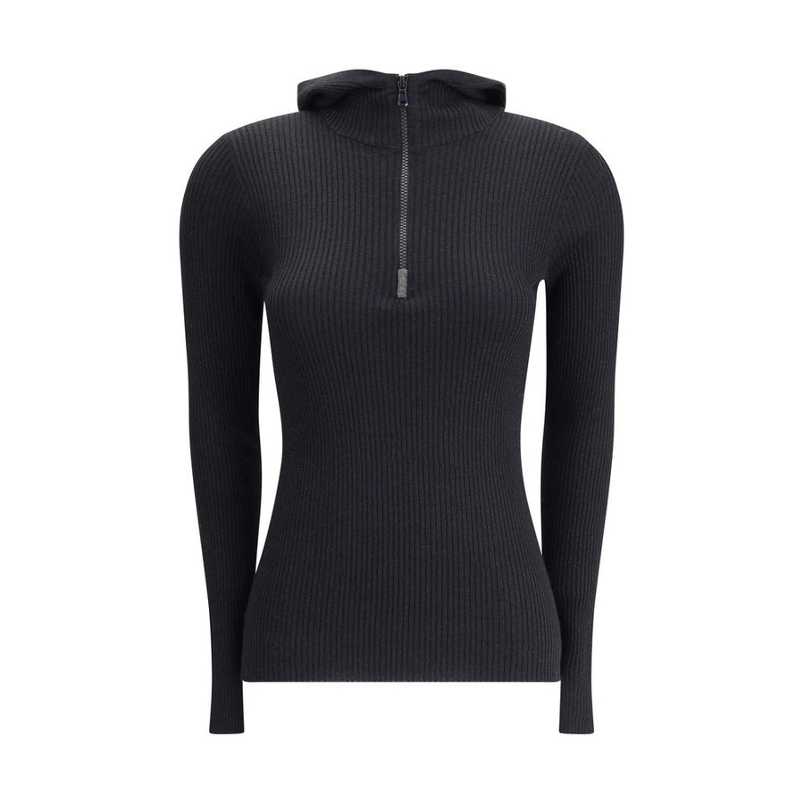Black Cashmere Sweatshirt