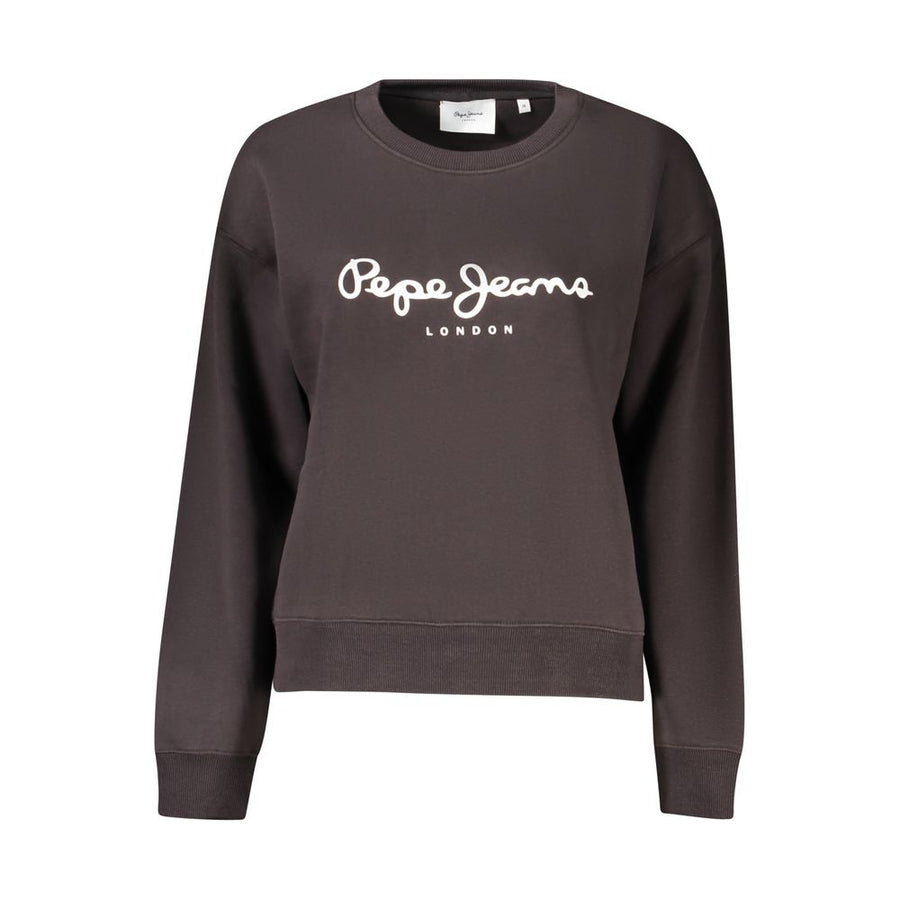 Black Cotton Women Sweater