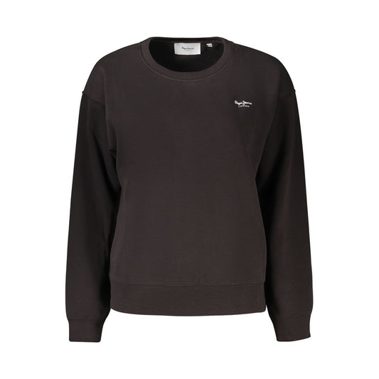 Black Cotton Women Sweater