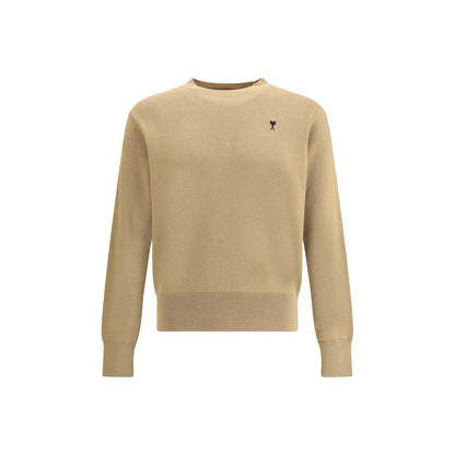 Beige Merino Wool Sweatshirt