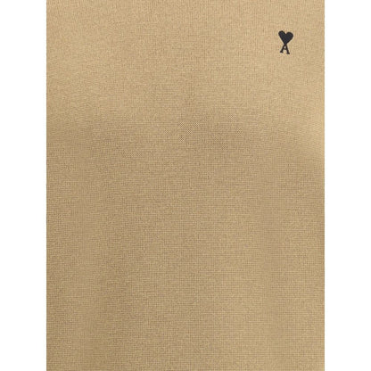 Beige Merino Wool Sweatshirt