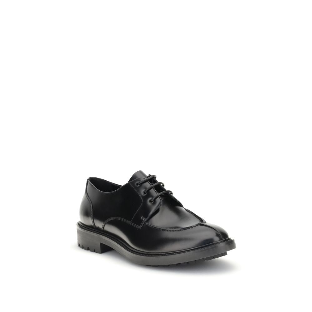 Black Calf Leather Bos Taurus Oxfords And Derbies
