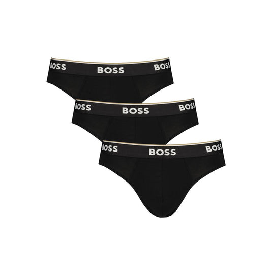 Black Cotton Underwear