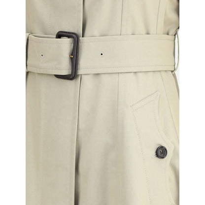 Beige Cotton Coat