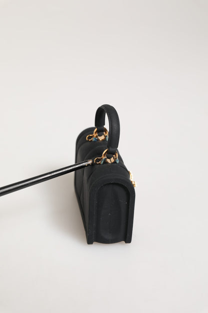 Black Silicone Devotion Heart Cover Hand Bag Airpod Case