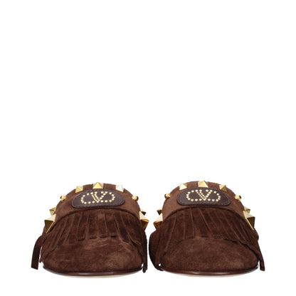 Brown Leather Slippers