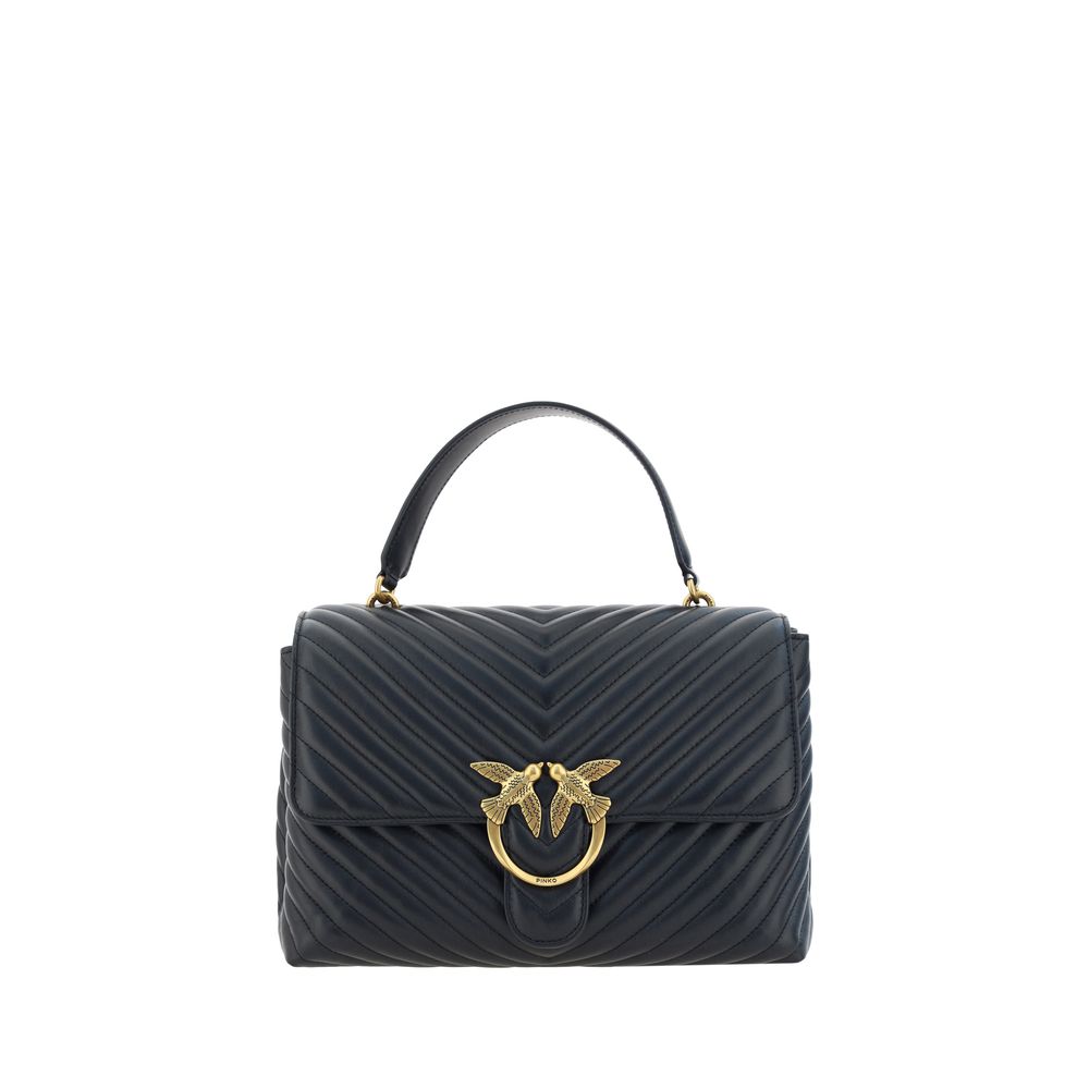 Black Calf Leather Bos Taurus Handbag