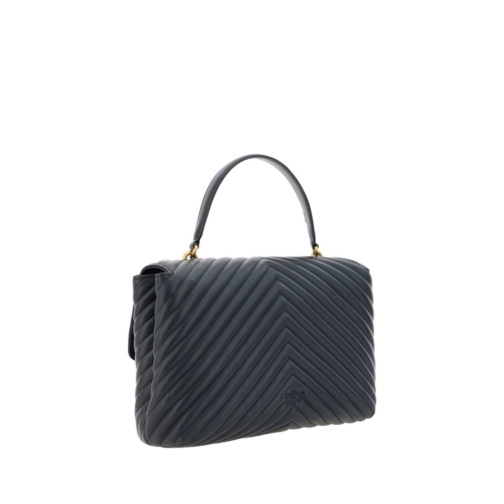 Black Calf Leather Bos Taurus Handbag