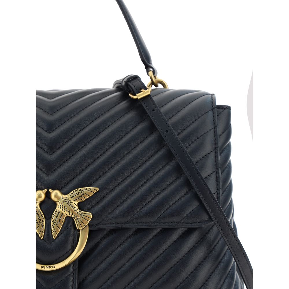 Black Calf Leather Bos Taurus Handbag