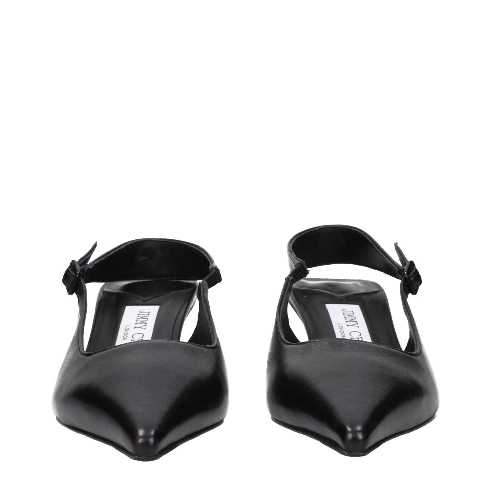 Black Leather Sandals