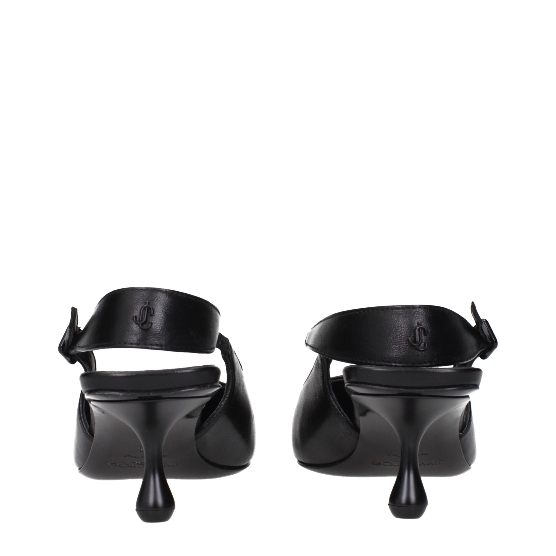 Black Leather Sandals