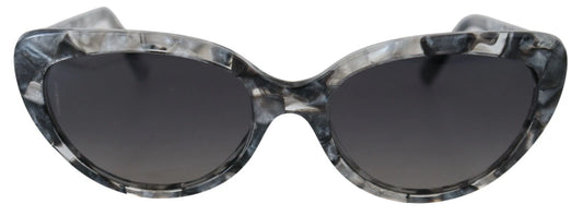 DG4194 Gray Acetate Logo Plaque Cat Eye Lens Sunglasses