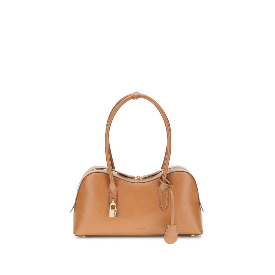 Beige Nylon Shoulder Bag