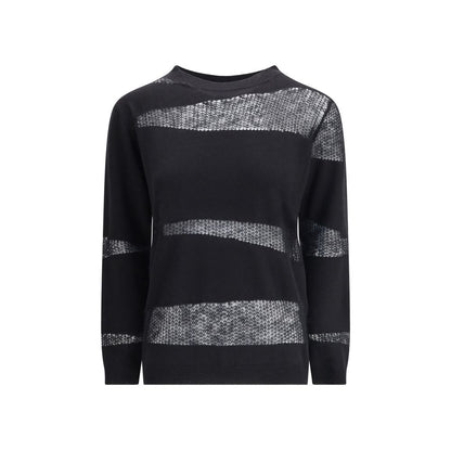 Black Fleece Wool Cashmere Sweater