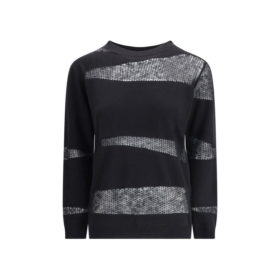 Black Fleece Wool Cashmere Sweater