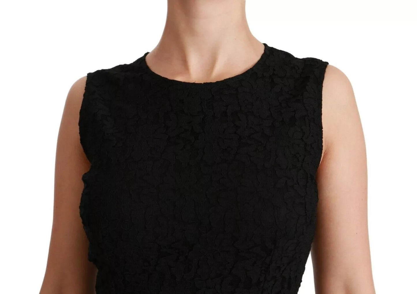 Black Lace Gown Bodycon Sheath STAFF Dress
