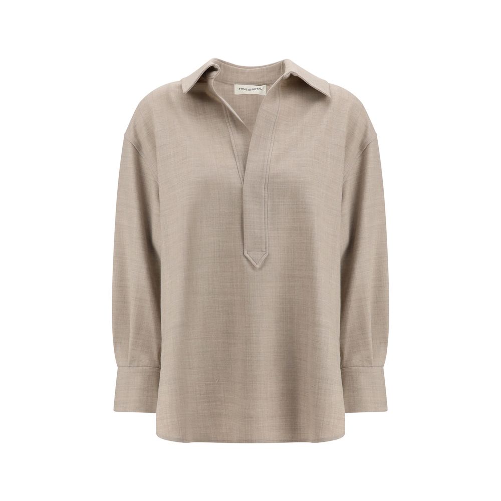 Beige Wool Shirt